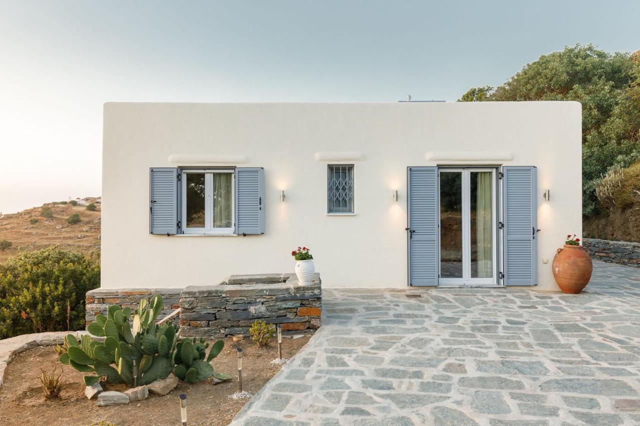 Cycladic Villa With Sea View! Ioulis Exterior foto