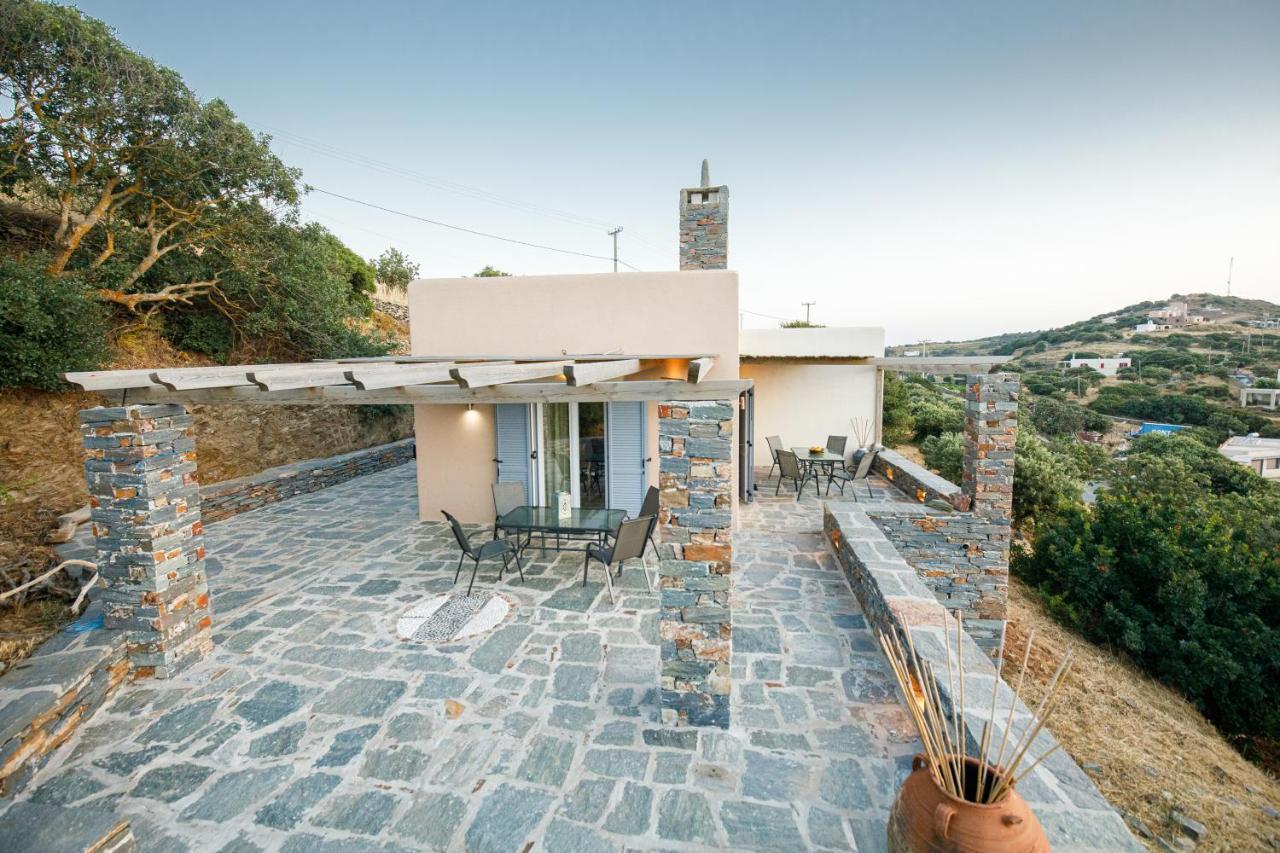 Cycladic Villa With Sea View! Ioulis Exterior foto