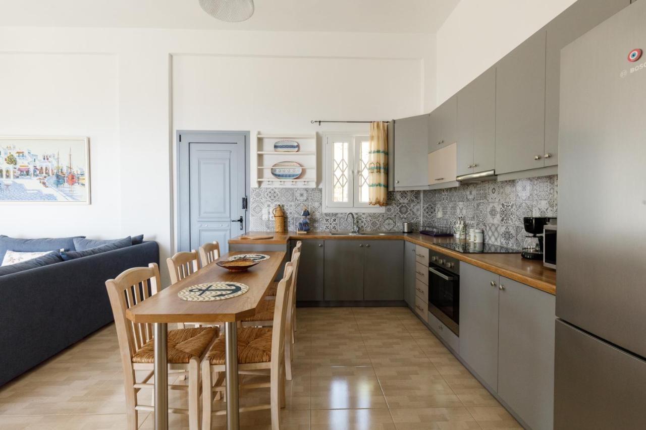 Cycladic Villa With Sea View! Ioulis Exterior foto