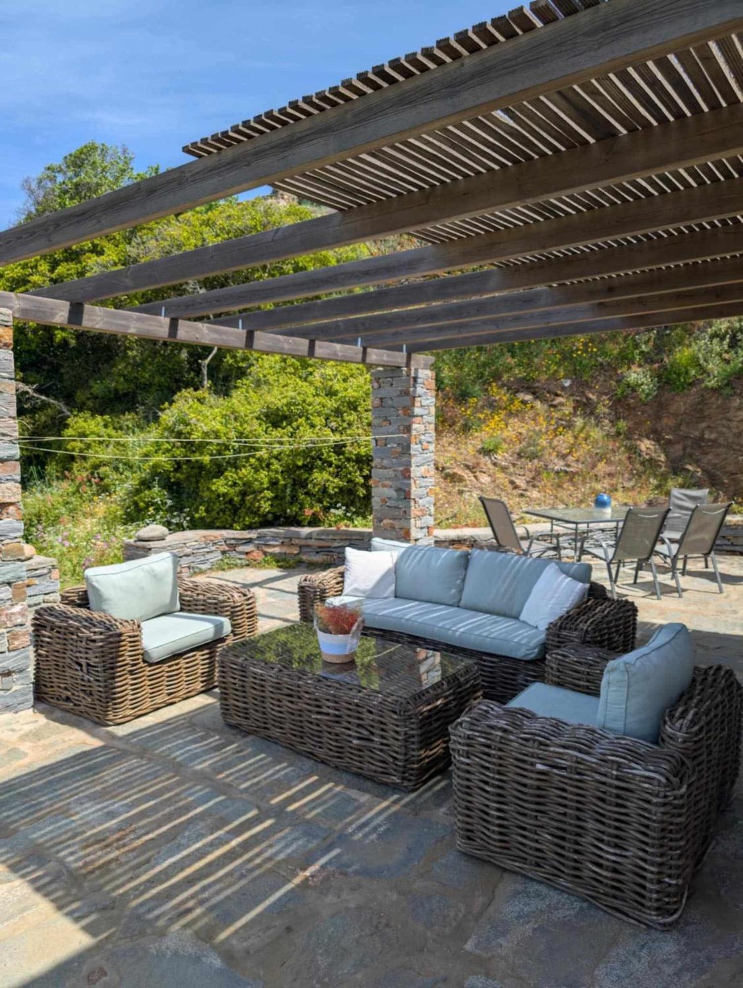 Cycladic Villa With Sea View! Ioulis Exterior foto